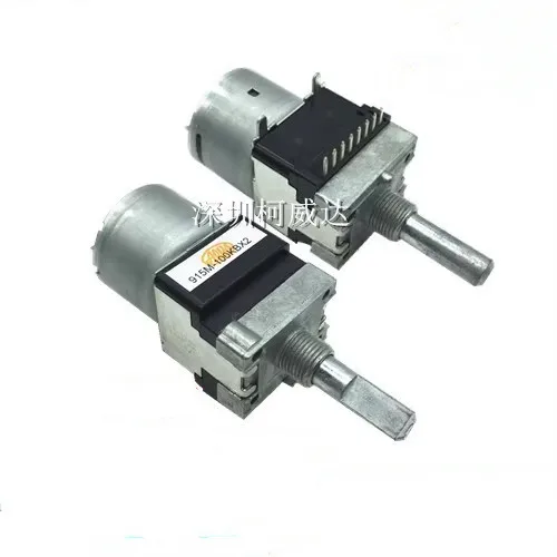 1PCS，The motor drives the potentiometer，RK16812MG098 100KB×2，The shaft length is 25mm