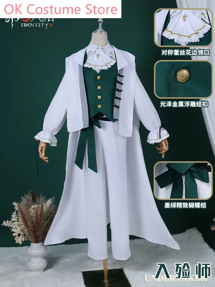 

Identity V Aesop Carl Undertaker Cosplay Costume Cos Game Anime Party Uniform Hallowen Play Role Clothes Clothing