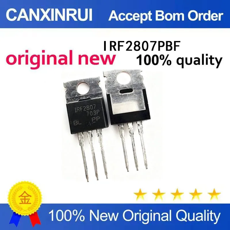 (5-100 Pieces)Brand new original IRF2807PBF IRF2807 TO-220 spot chip IC
