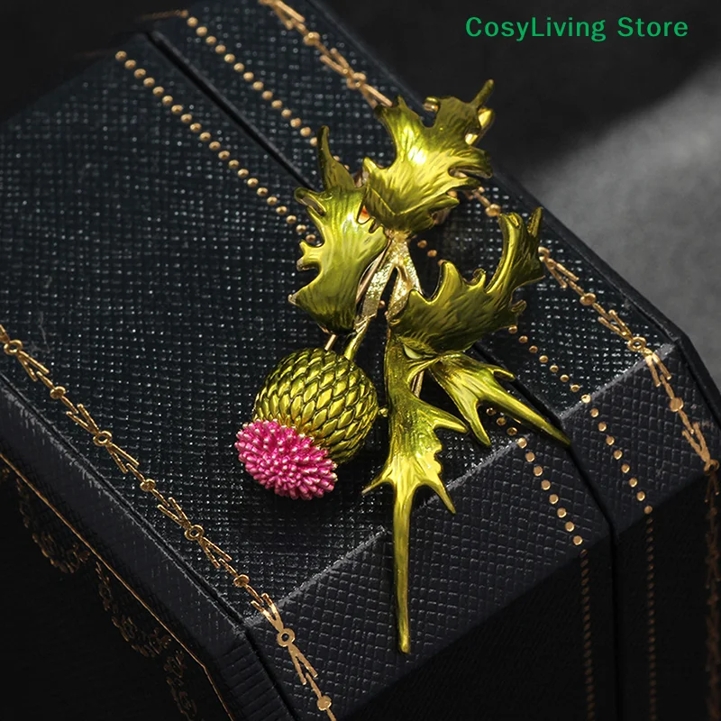 Delicate Pin Brooch Rhinestone Green Primrose Brooch Small Fresh Coat Cardigan Corsage Suit Pins Jewelry Gifts