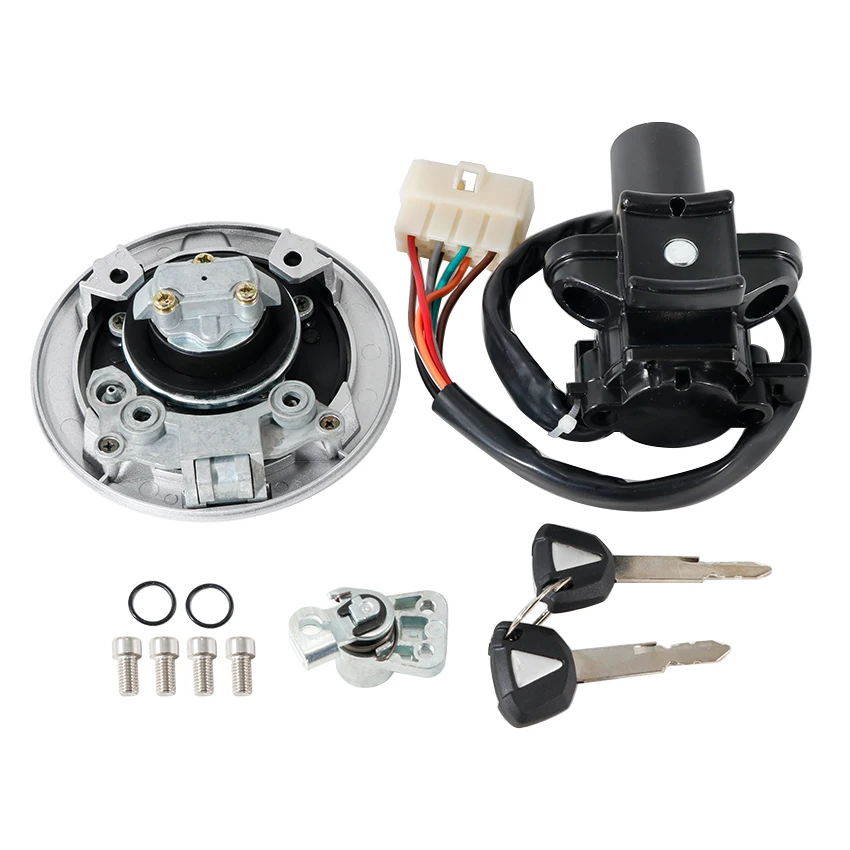 

Набор замков крышки топливного бака мотоцикла для Kawasaki Versys-X 300 KLE300 Versys-X 300 ABS KLE 300 Versys-X 250 ABS KLE250