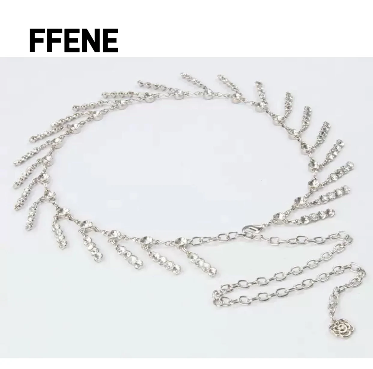 

Fashionable belly dance chain, metal waist chain accessory, women's practice dance belt, matching with dress, high-end feeling
