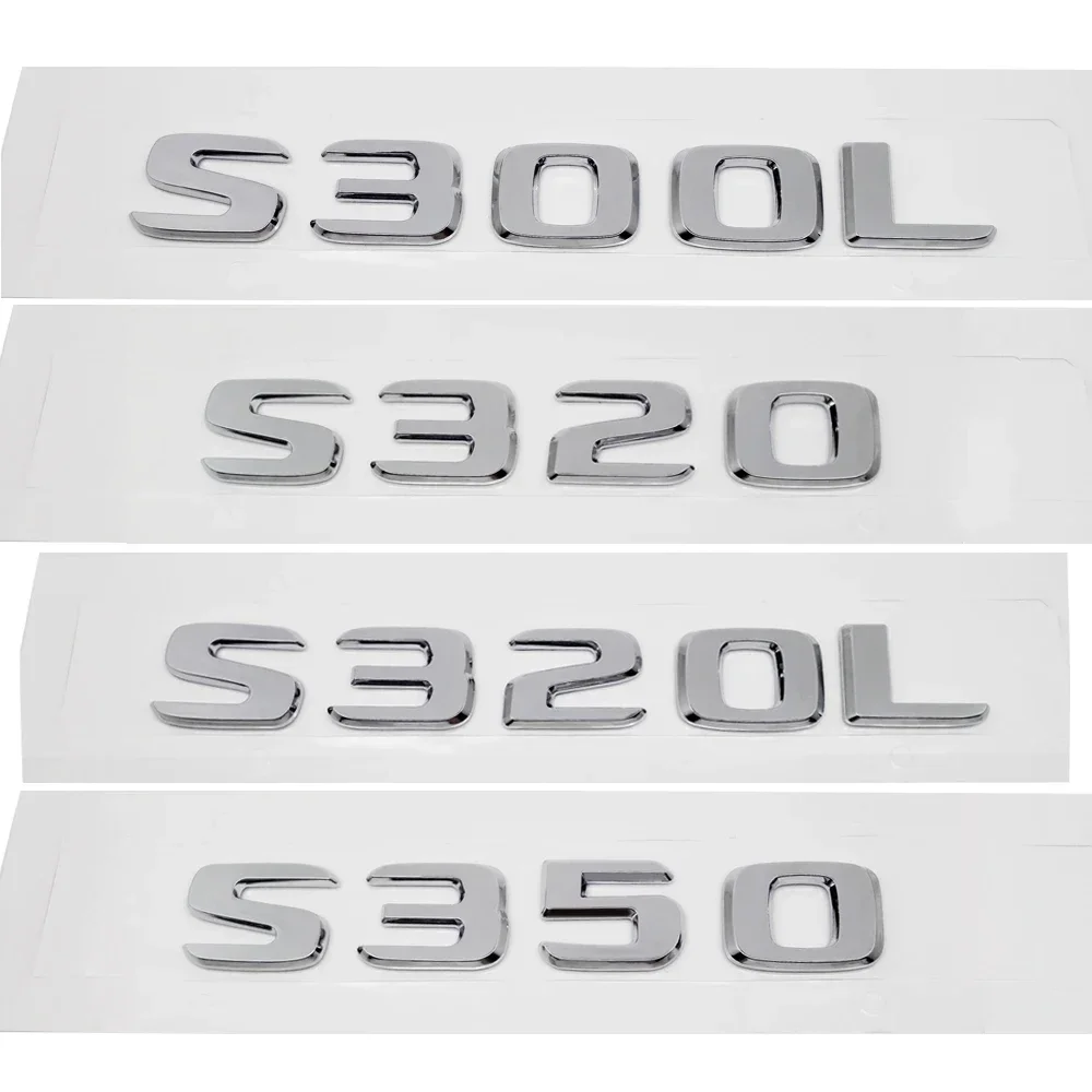 

Новый 2026 для Benz AMG ABS пластик S300L S320 S320L S350 багажник задний логотип значок эмблема наклейка для Mercedes Benz S Class W126 W140