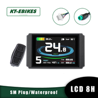 KT Ebike Kunteng LCD8S  lcd8h lcd8 Color E Bike Electric Bike Bicycle Display Conversion Kit Accessories KT LCD 8 Display