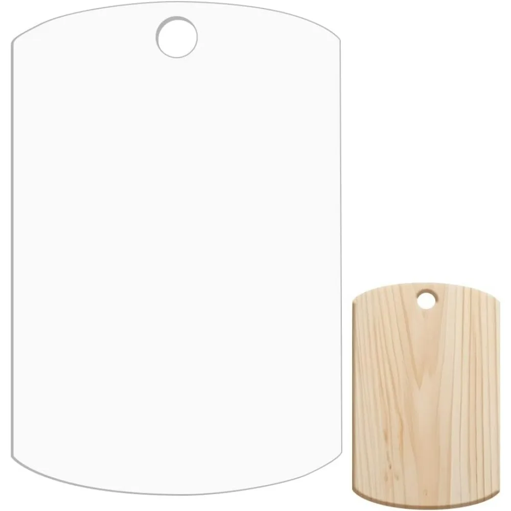

15x10Inch Acrylic Charcuterie Board Template Cutting Board Template with 30mm Hole for Kitchen Woodworking 4mm Thick