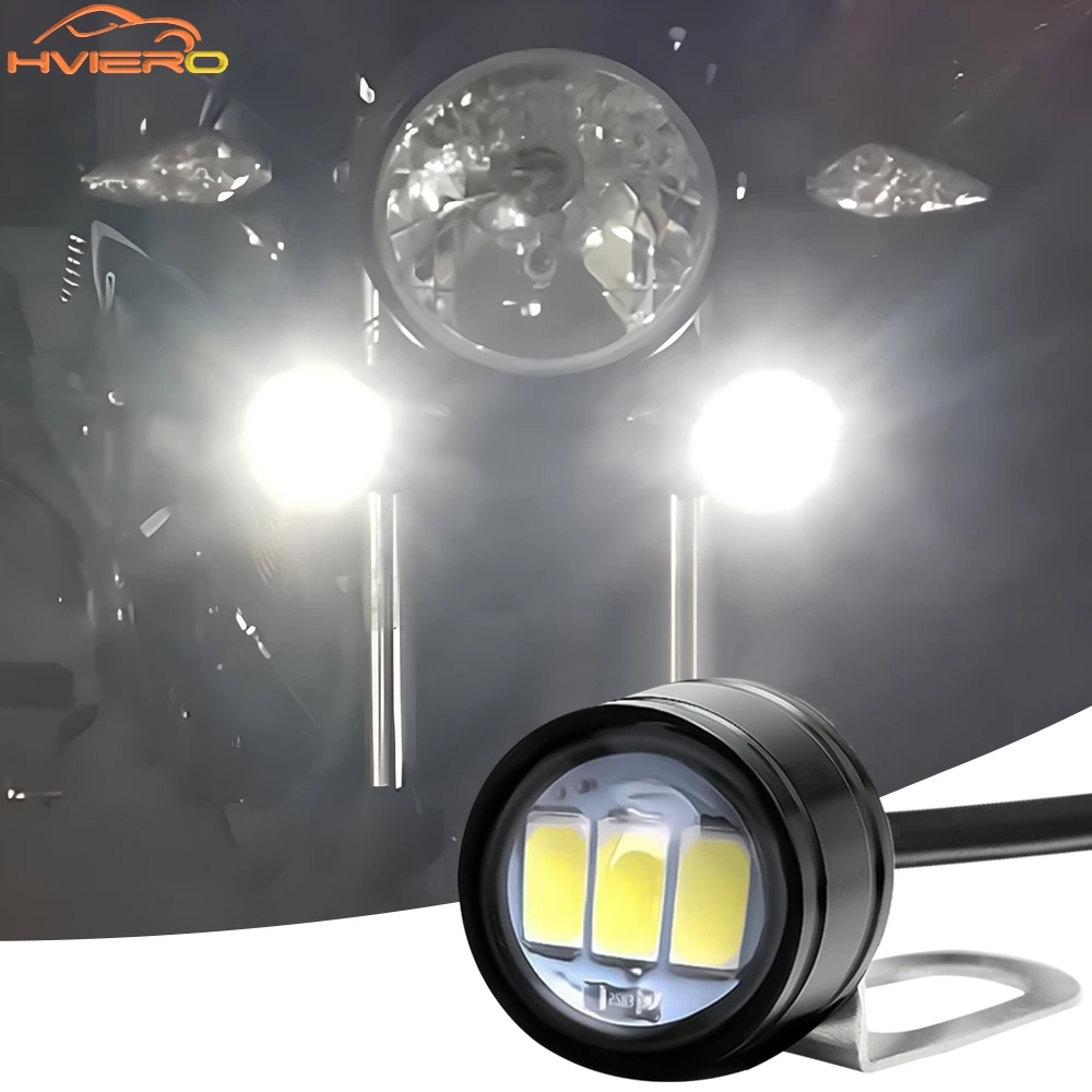 1X Car Eagle Eye Mirror Light DRL Backup Bulb Auto Motor Led Turn Signal Reverse Parking Brake Trunk Lamping Daylight Waterproof