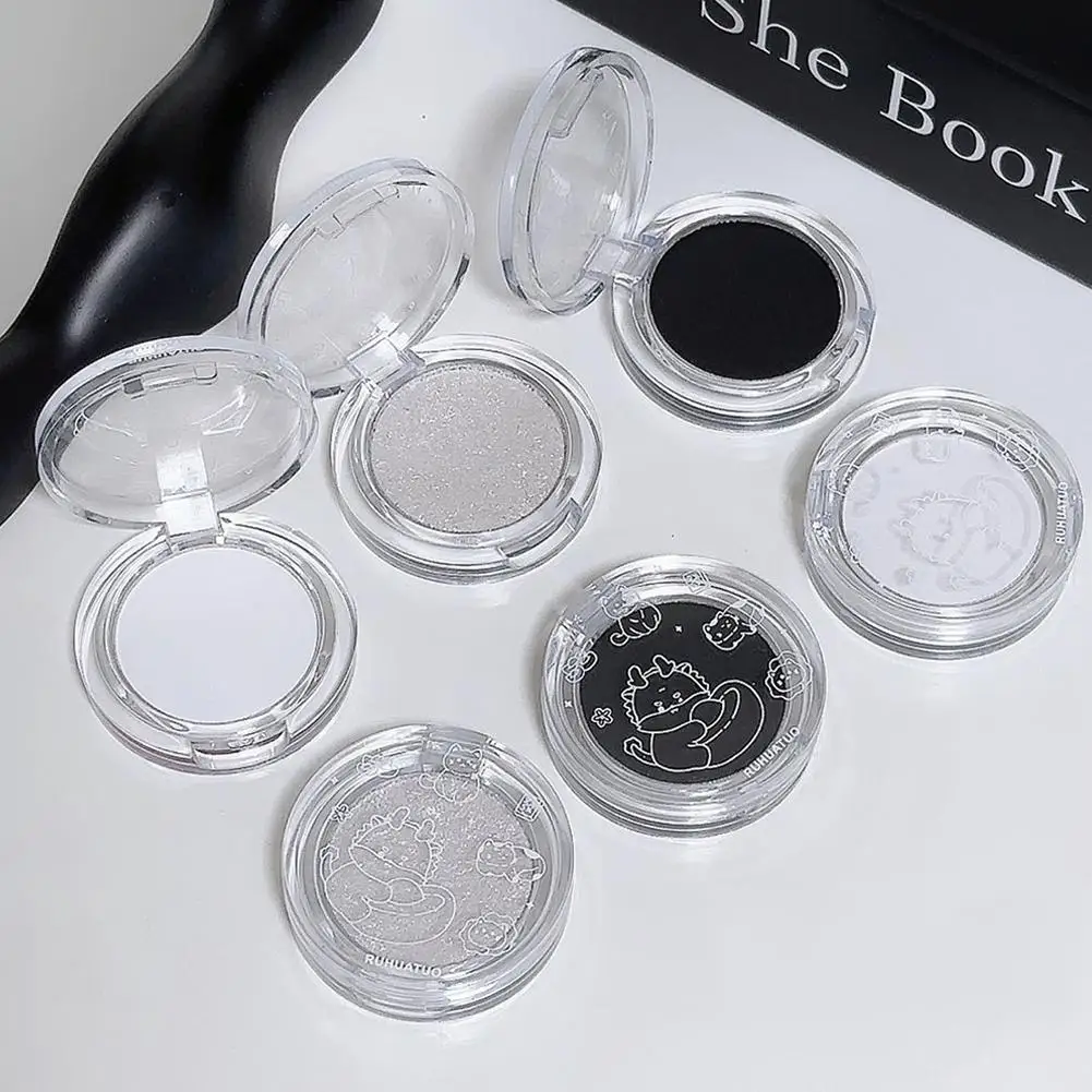 Impermeabile Illumina Cosmetici a lunga durata Ombretto illuminante bianco opaco Tavolozza per il viso Ombretto affumicato Trucco