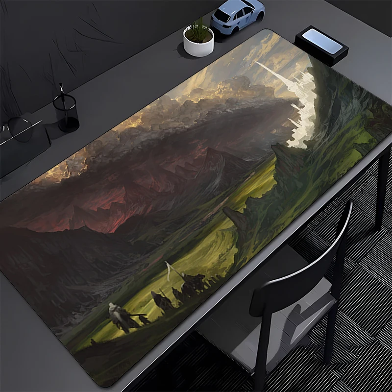 لوحة الماوس ألعاب ملحقات الكمبيوتر L-Lords R-خواتم لوحة المفاتيح الكمبيوتر المحمول الألعاب الموسعة سطح المكتب الحصير أنيمي مشهد ماوس #1