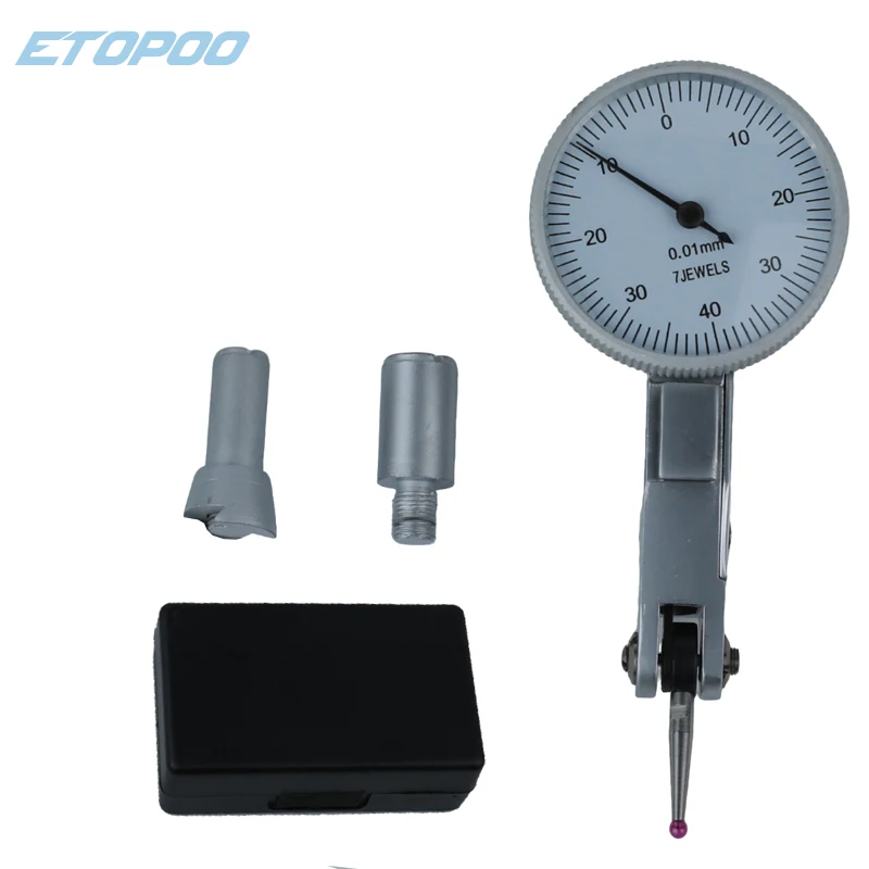 0-0.2mm 0.002mm 7Jeweld Miron Dial Test Indicator 0-0.8mm 0.01mm dial indicator dial Level Gauge Scale Precision Metric Dovetai
