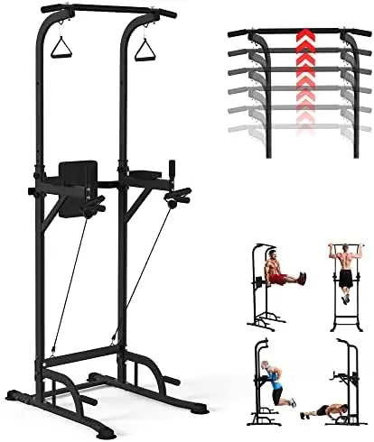 

Силовая Башня Dip-станция Multi- Pull-Up для тренажерного зала, силовых тренировок, тренировок, упражнений, фитнес-оборудование, Push-Up, Verti