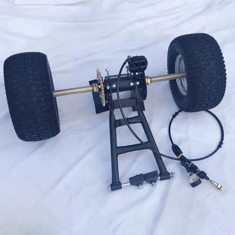 DIY 6 Inch Rear Axle Wheel Assembly for Motorcycle Trike Quad Conversion Kit