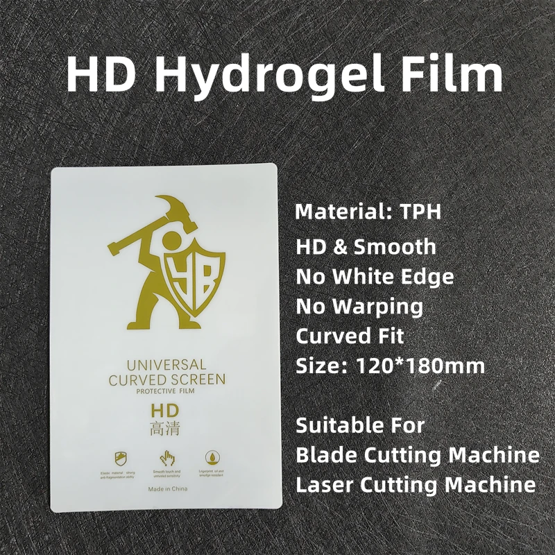 50pcs HD Hydrogel Film For Intelligent Cutting Machine Flexible HD Curved Screen Protector For All Mobile Phone Clear Protective