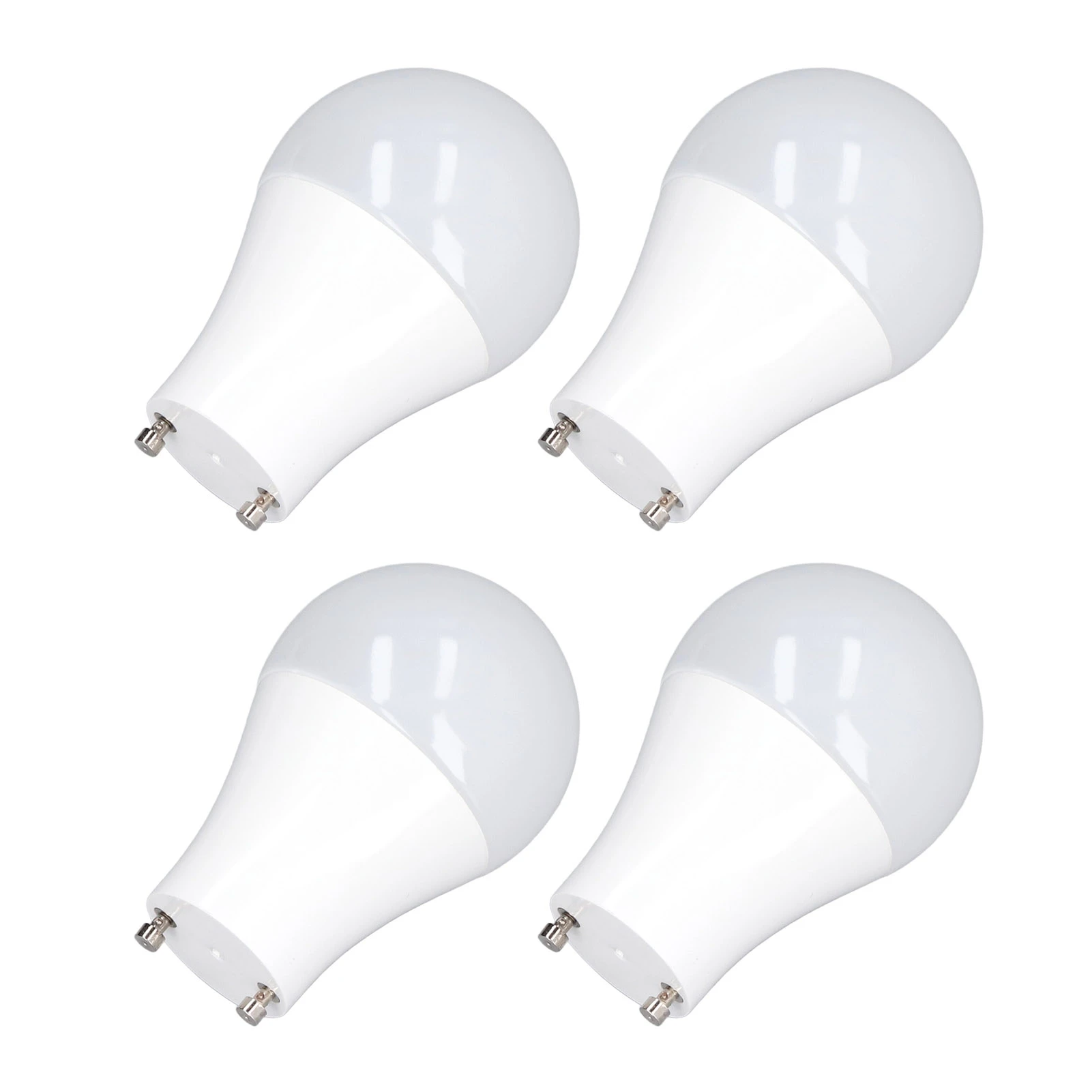 4PCS GU24 Light Bulb High Brightness Energy Saving LED A19 Light Bulb for Bedroom Office 120V