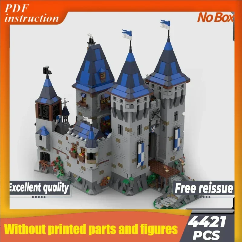 Christmas Moc Building Bricks Fortress Model Black Falcon Eagle's Nest Castle Technology Modular Blocks Gifts  Toys DIY Assembly