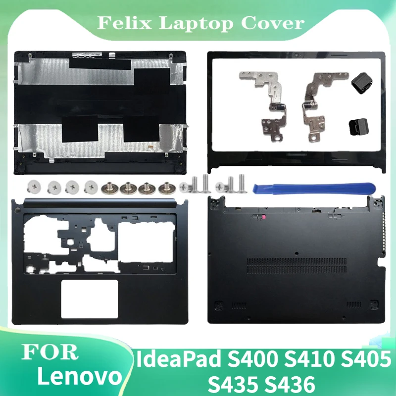 

For Lenovo IdeaPad S400 S410 S405 S435 S436 Laptop LCD Back New Original Cover/Front Bezel/Hinges/Palmrest/Bottom Case NO Touch