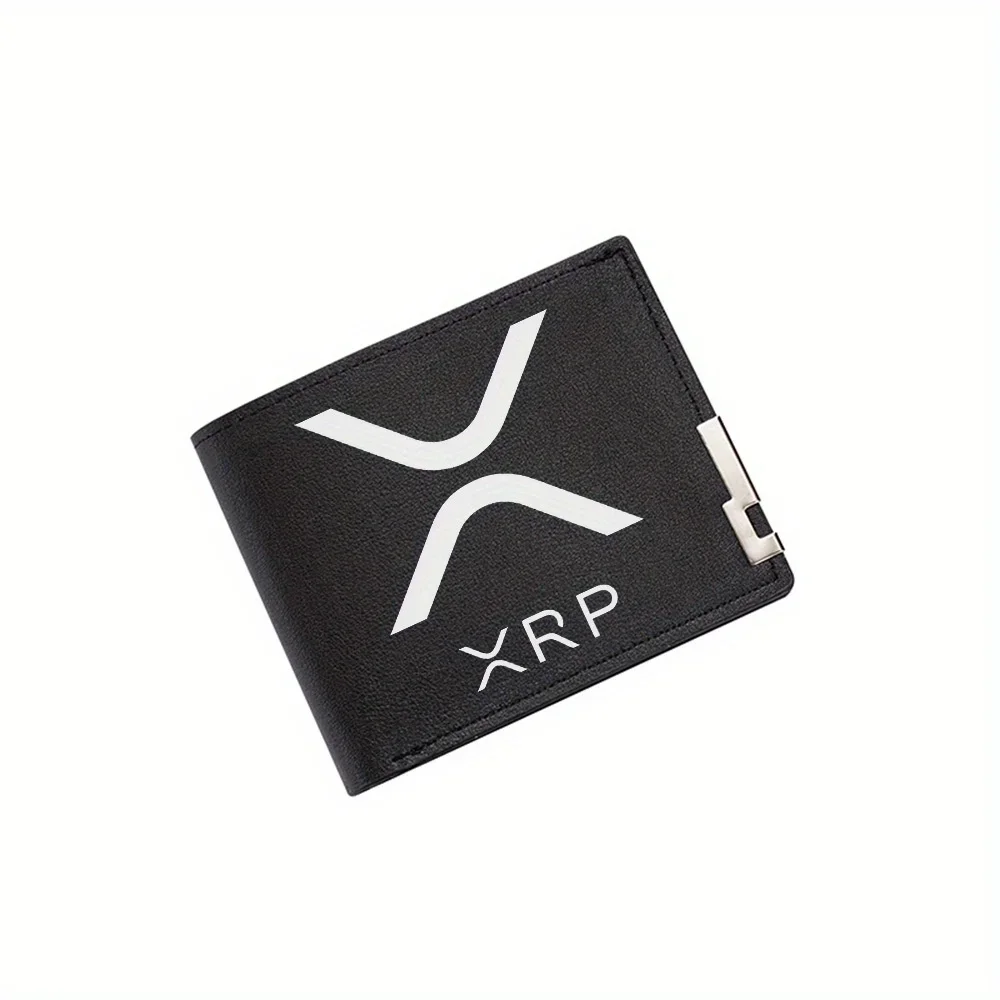 

XRP logo white geometric symbol Men's Wallet Printing Design Simple Modern Stylish Business Father's Boyfriend's Christmas Lover