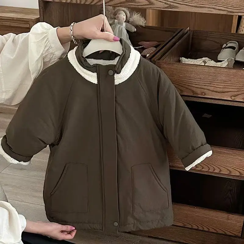 New  Boy  Winter Down Jacket Thickness Kids Baby  Coats  Children   Autumn  2025-A012