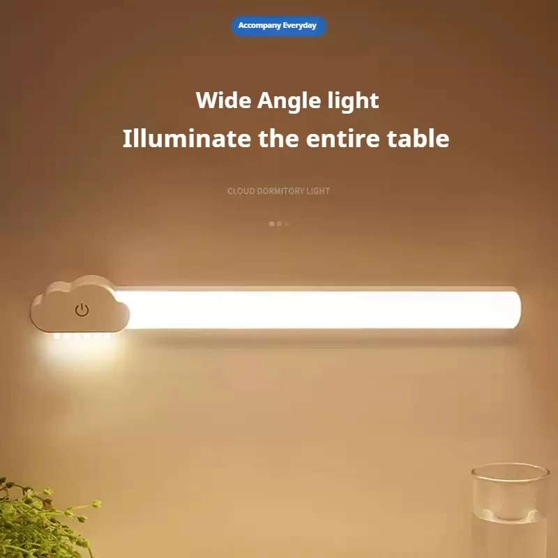 Lampada da parete USB ricaricabile LED Night Light Magnetic Dimming guardaroba light Computer Study Office Reading Stand Light per camera da letto
