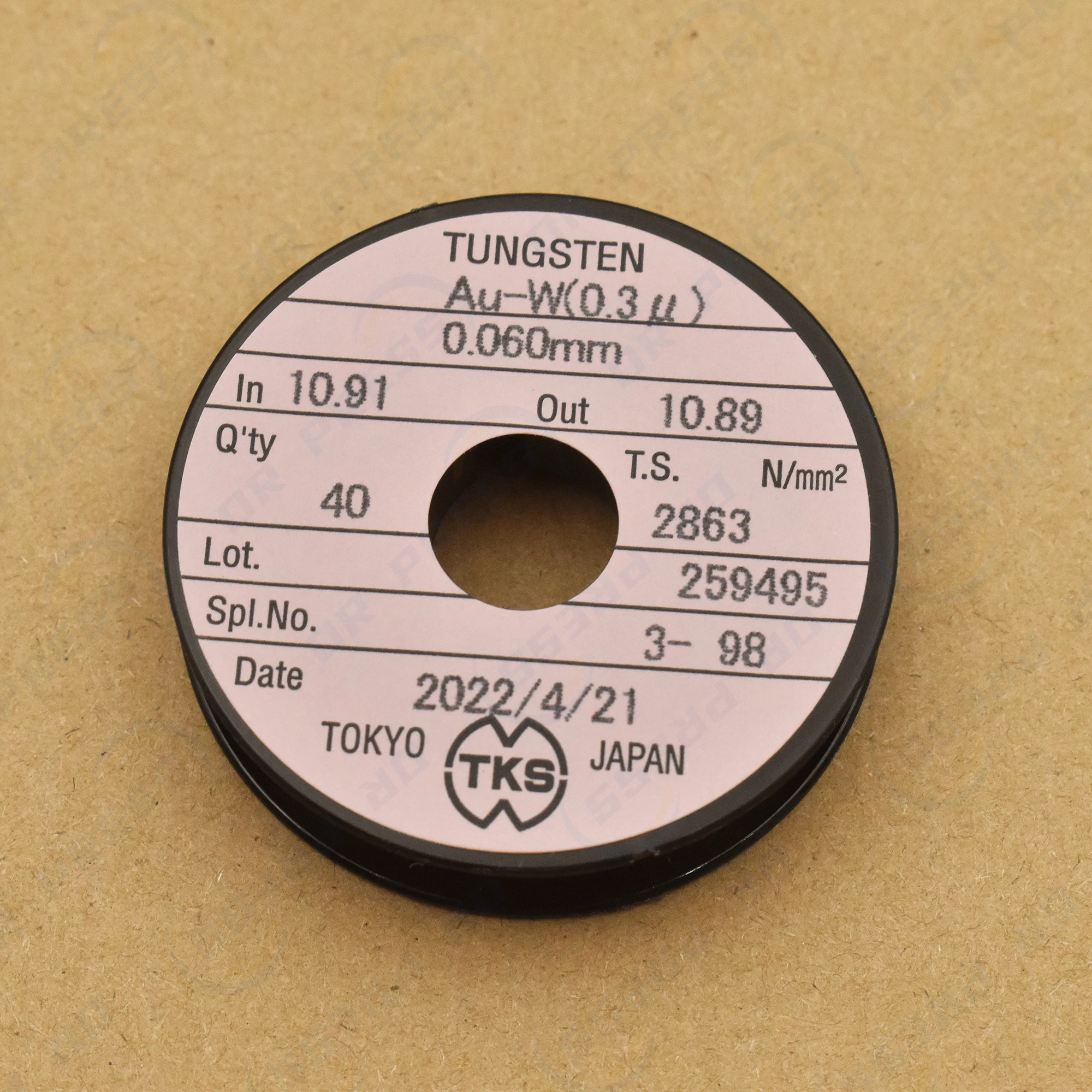 

TUNGSTEN Golden Charge Wire 0.06mm for Kip for Canon for Ricoh Copier
