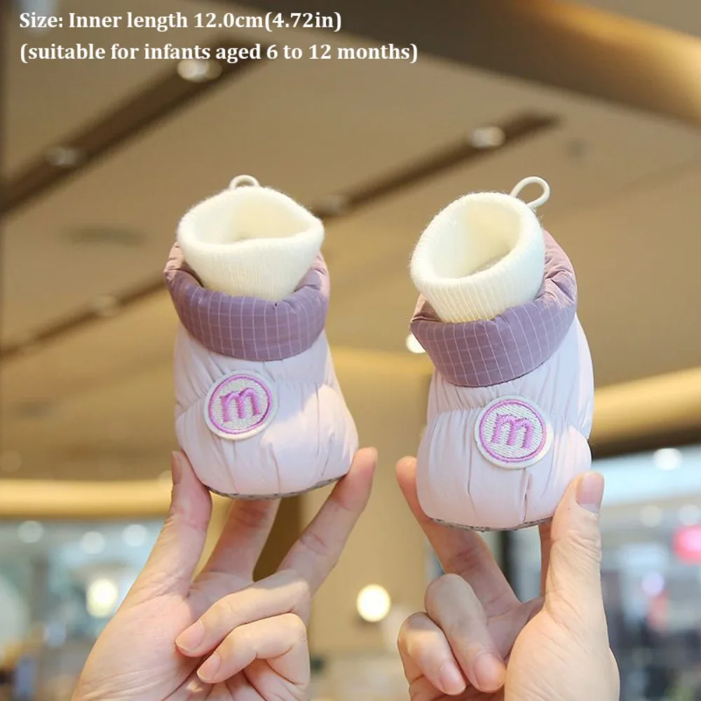 

Cute Winter Infant Baby Boots Anti-slip Soft Baby Booties Warm Cozy Baby Cotton Shoes for Toddler Infant