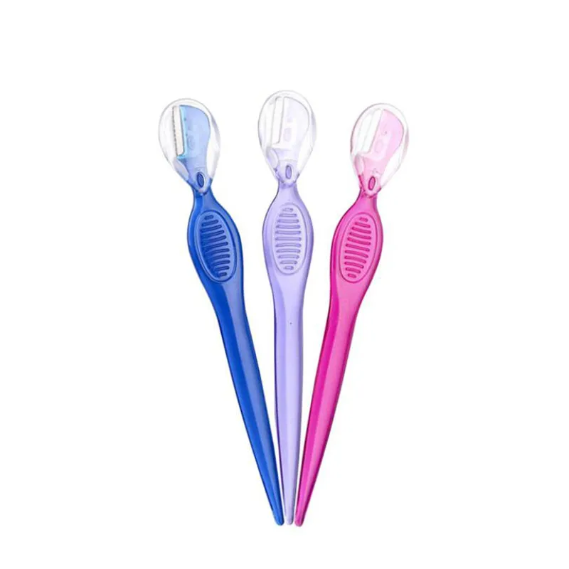 3Pcs Women Razor Eyebrow Trimmer Eye Brow Shaping Blades Shaver Brow Knife Facial Razor Face Hair Remover Cosmetic Makeup Tools