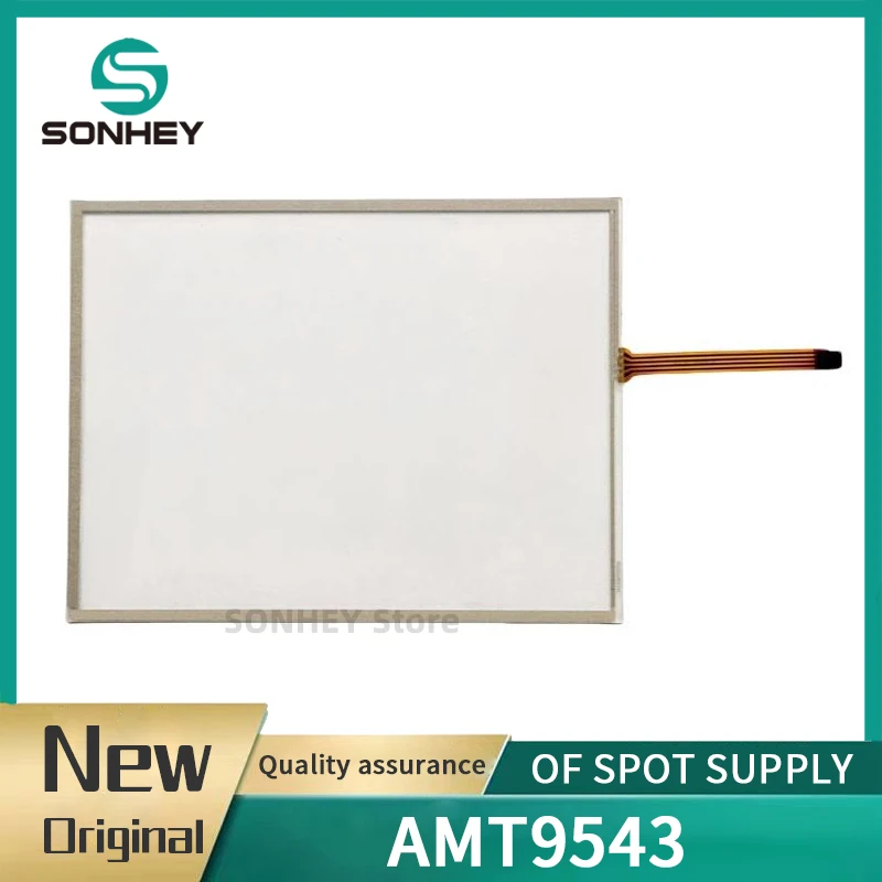 touch screAMT9543 91-09543-00A touch screen digitizer panel, suitable for 15 inch 4-wire AMT-9543 AMT 9543 AMT9543 91-09543-00A