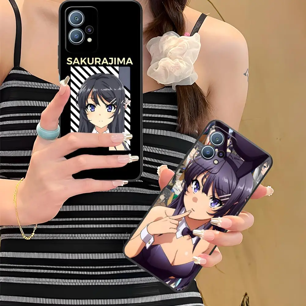 

Чехол для мобильного телефона Anime Mai Sakurajima для Huawei P60 P50 P40 P30 P20 P10 P9 P8 Pro Lite Plus, цветной защитный чехол, роскошный