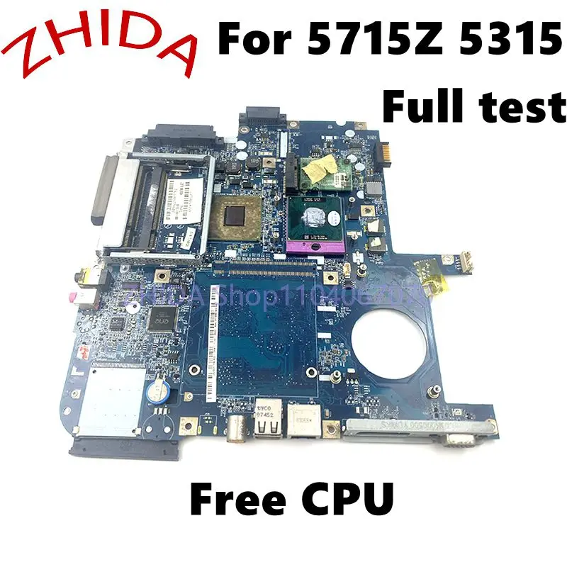 

For Acer 5715Z 5315 laptop motherboard ICL50 LA-3551P MBALD02001 DDR2 Free CPU mainboard Full tested