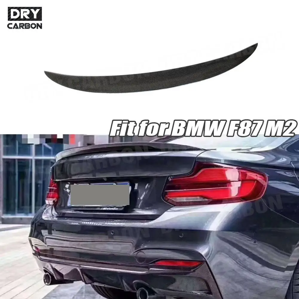 

Dry Carbon Fiber Car Rear Spoiler Wing for BMW F22 F87 M2 Coupe 2014-2019 Rear Duckbill Spoiler Rear Boot Spoiler Bodykits