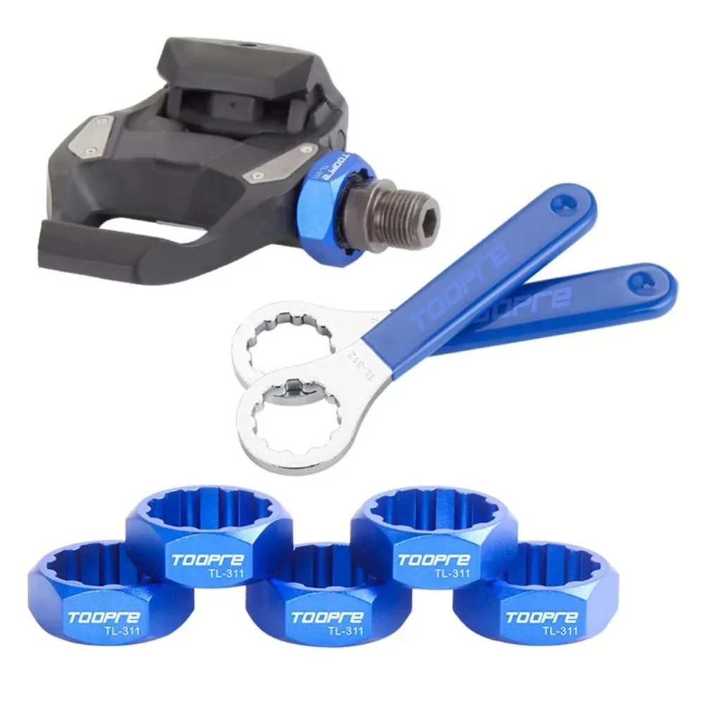 Bicycle Pedal Disassembly Tools Installation and disassembly sleeve for the axle of the clipless pedals of mountain road bicycle
