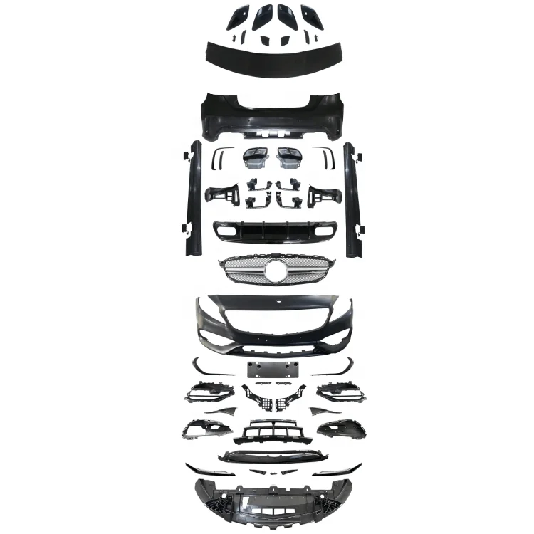 

A45 BODYKIT AMG FRONT BUMPER REAR BUMPER DIFFUSER Full Body Kit for Mercedes W176 A45 AMG 2013-2018