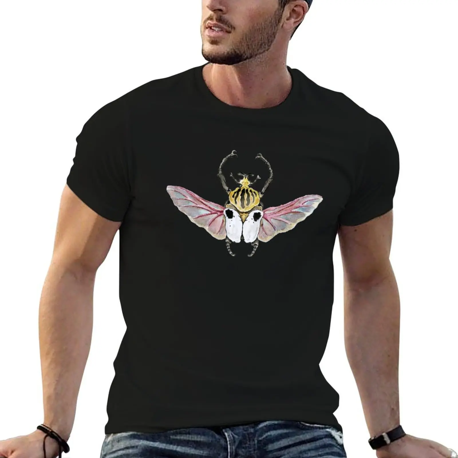 Chief Goliath Beetle (goliathus cacicus) T-Shirt Labor Work Casual T-Shirt