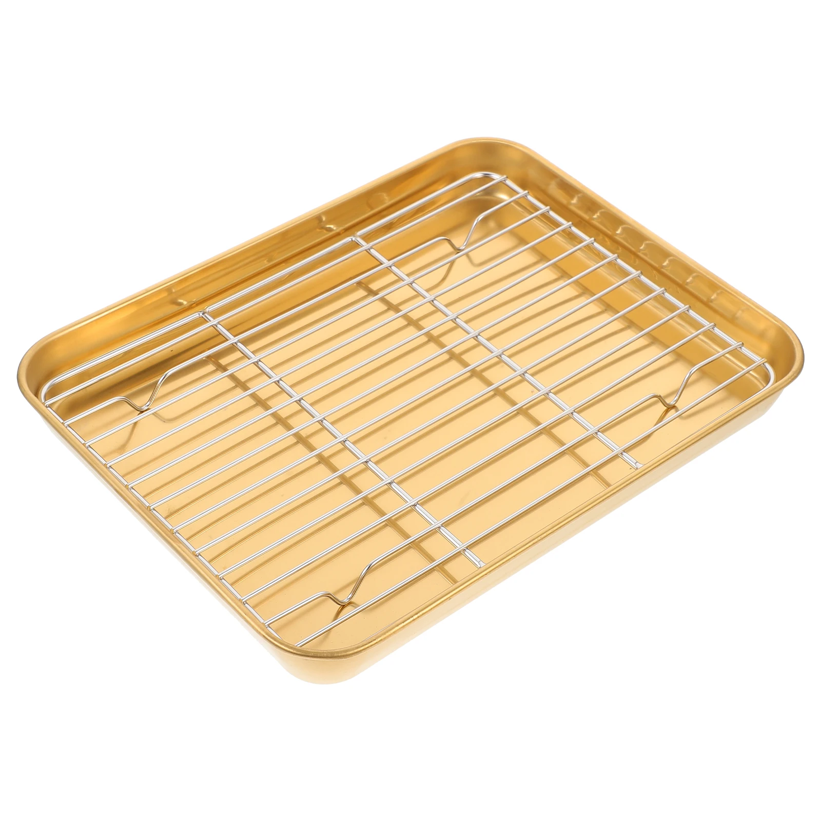 

Stainless Steel Bakeware Large Volume Roasting Pan Baking Tray Kitchen Supply Dishwasher Safe Food Grade Material