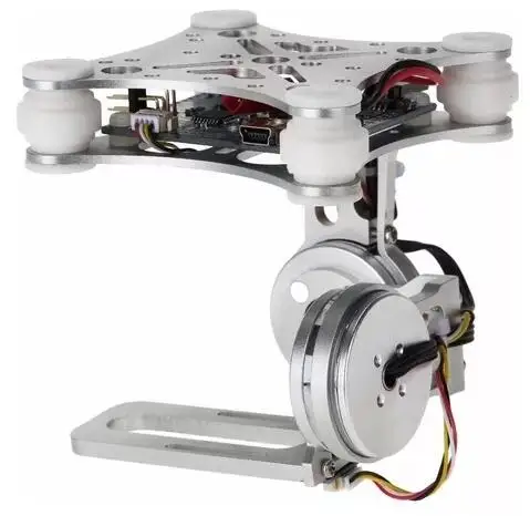 OCDAY 2-Axis Brushless PTZ Control Panel Gimbal for Go 3 4 5 6 7 DJI SJ4000 SJ5000 Aerial Photography Sport Camera