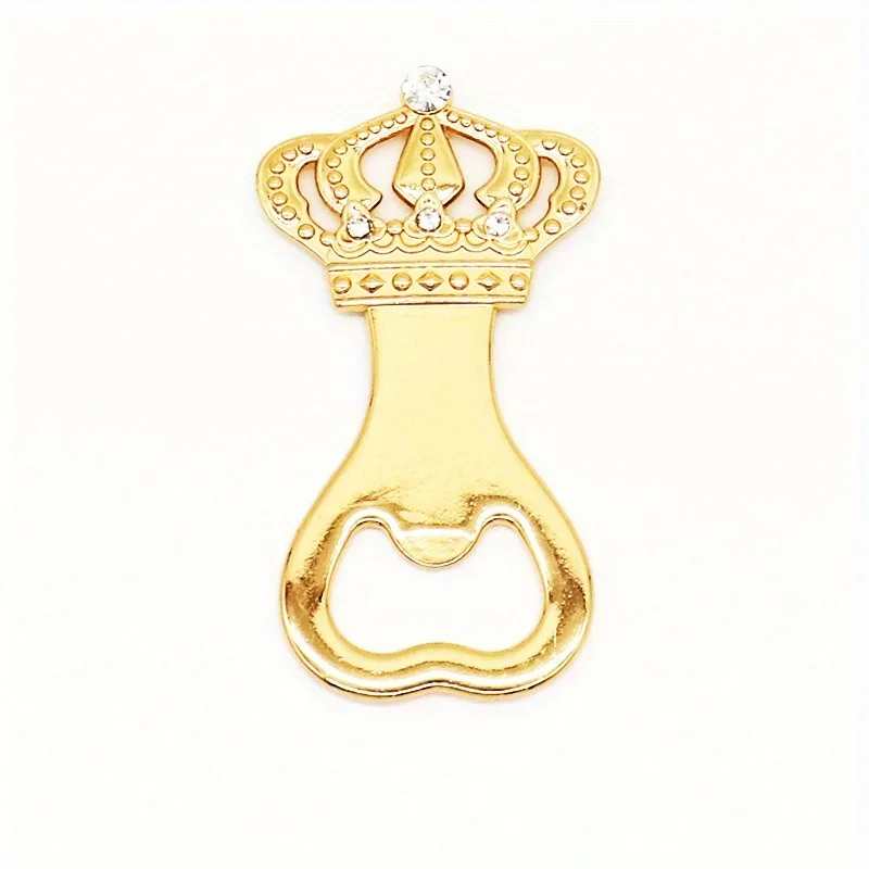 Beer Crown Golden Bottle Opener Party Favors European American Personality Wedding Products Wedding Return Party Gift