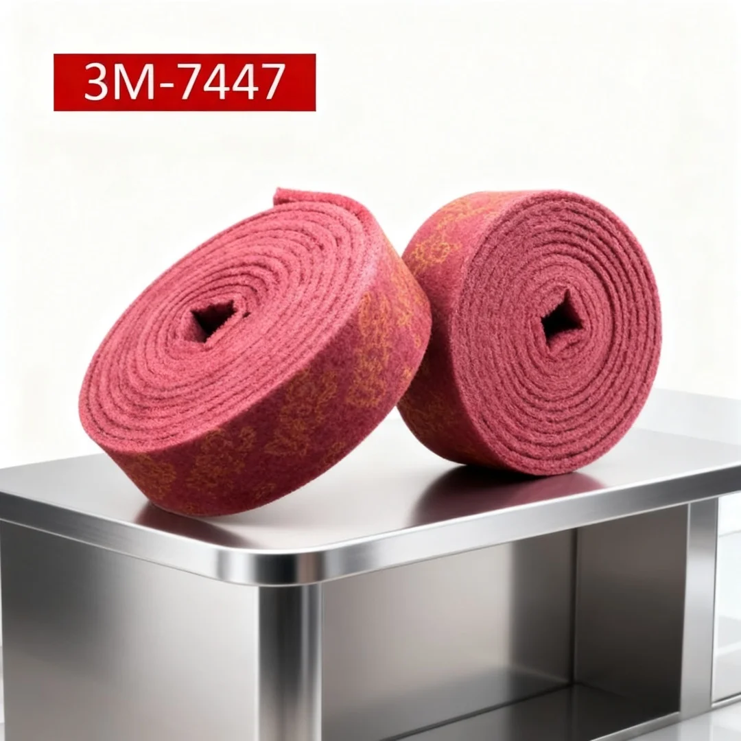 1ROLL 3M7447 Industrial Cleaning Cloth Scouring Pad for Stainless Steel Polishing and Grinding Kitchen Cleaning Cloth