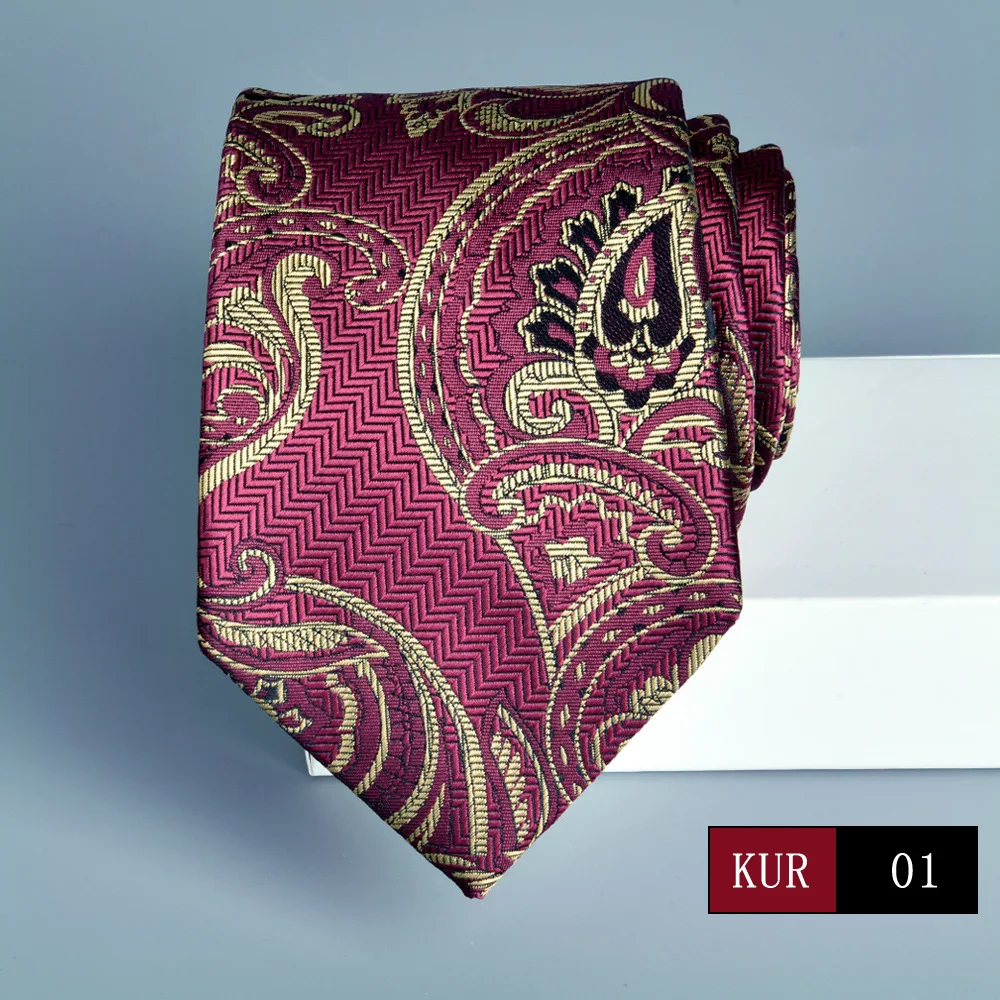 2024 NewTies For Men Jacquard Formal Business 8cm Hand Tied Jacquard Birthday Gift Groom\'S Wedding Accessories