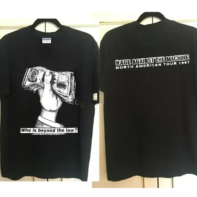 الغضب ضد الآلة 1997 جولة أمريكا الشمالية تي شيرت كامل الحجم S 5XL SS340 #1