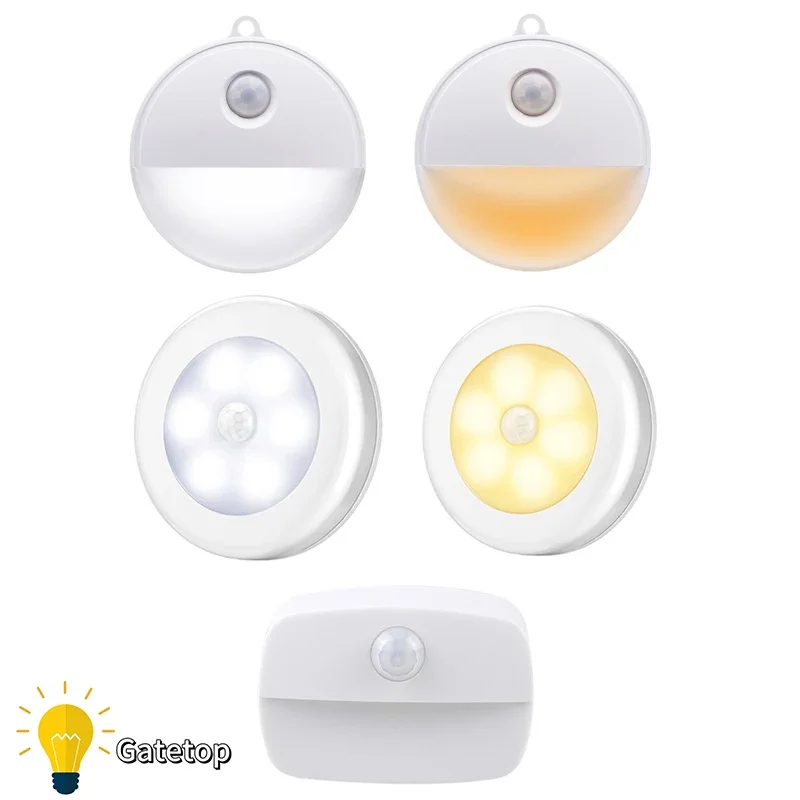 

Wireless motion sensor LED night light 3AAA battery powered for multiple indoor scene lighting