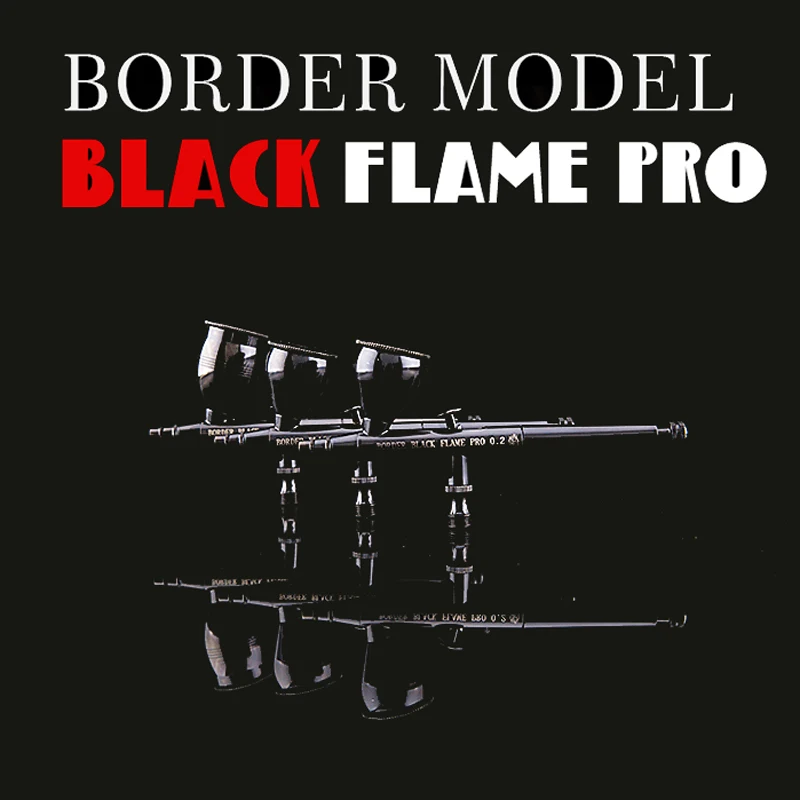 BORDER BLACK FLAME PRO Airbrush Removable Color Cup Complimentary Teflon Sealing Used For Gundam Military Model DIY