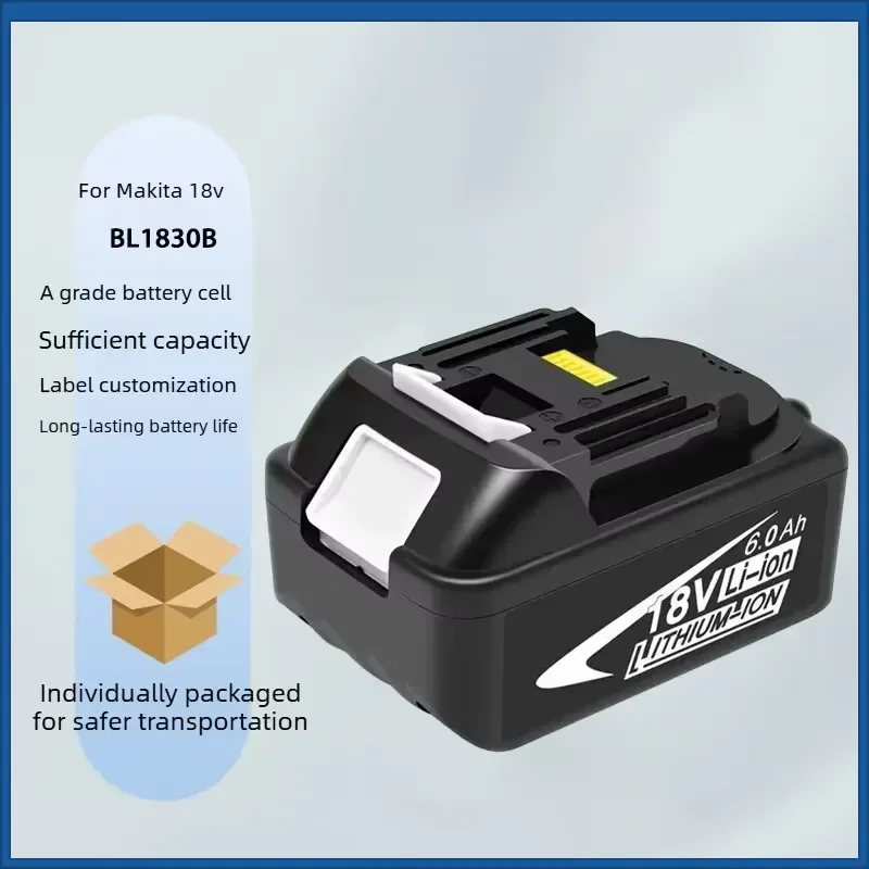 In Stock 18V 3000mAh Battery for Makita Rechargeable Large Capacity Power Tools Replacement Li-Ion Battery High-Performance