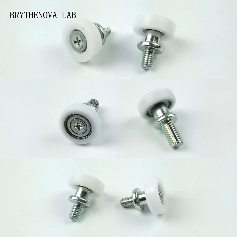 4PCS Refrigerator Freezer Drawer Accessories Roller Pulley Screw Wheel M6 M8