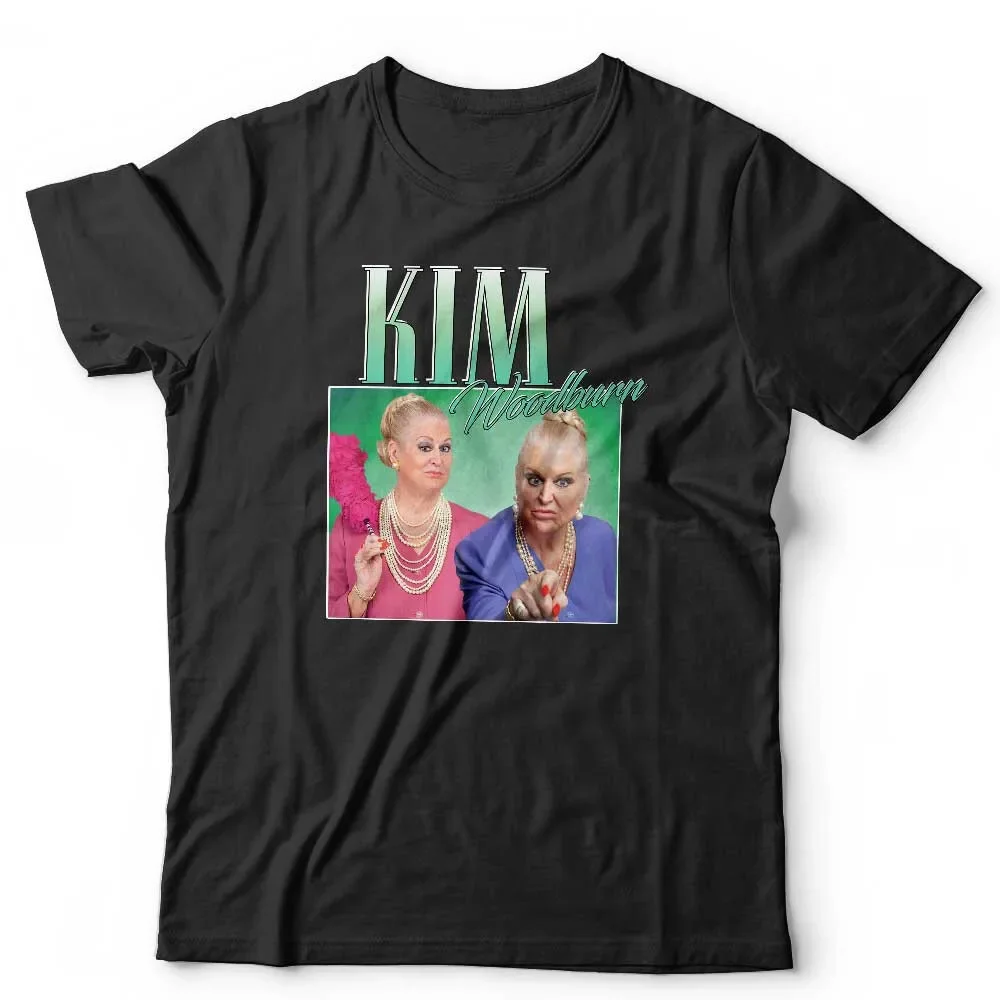 Kim Woodburn Appreciation Unisex T Shirt Homage Throwback Funny Stag Hen Do