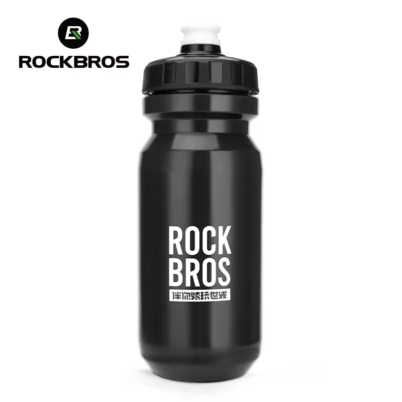 ROCKBROS 600ml Bicycle Water Bottle With Dust Cover PP5 MTB Road Cycling Bottle Leak-proof Bottle Outdoor Travel Sports Cup