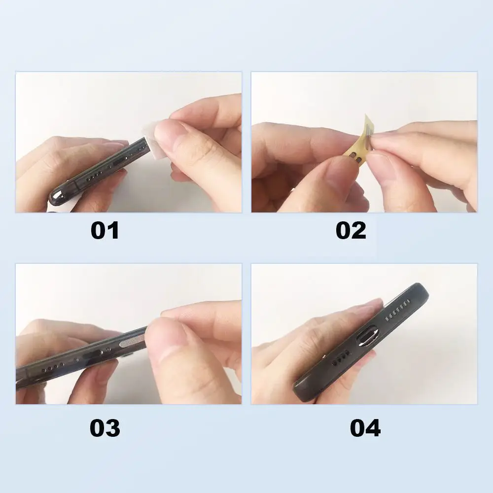 8Pcs Accessory Metal Universal Mesh Earpiece Net Phone Speaker Anti Dust For iPhone 13 12 11 Pro Promax