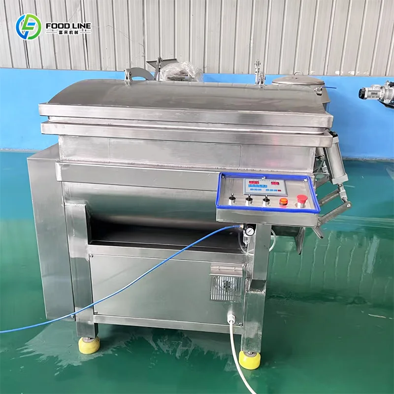 Noise Reduced Meat Bowl Cutter Chopper Machine Suitable For Indoor Food Processing Workshop Working Environment