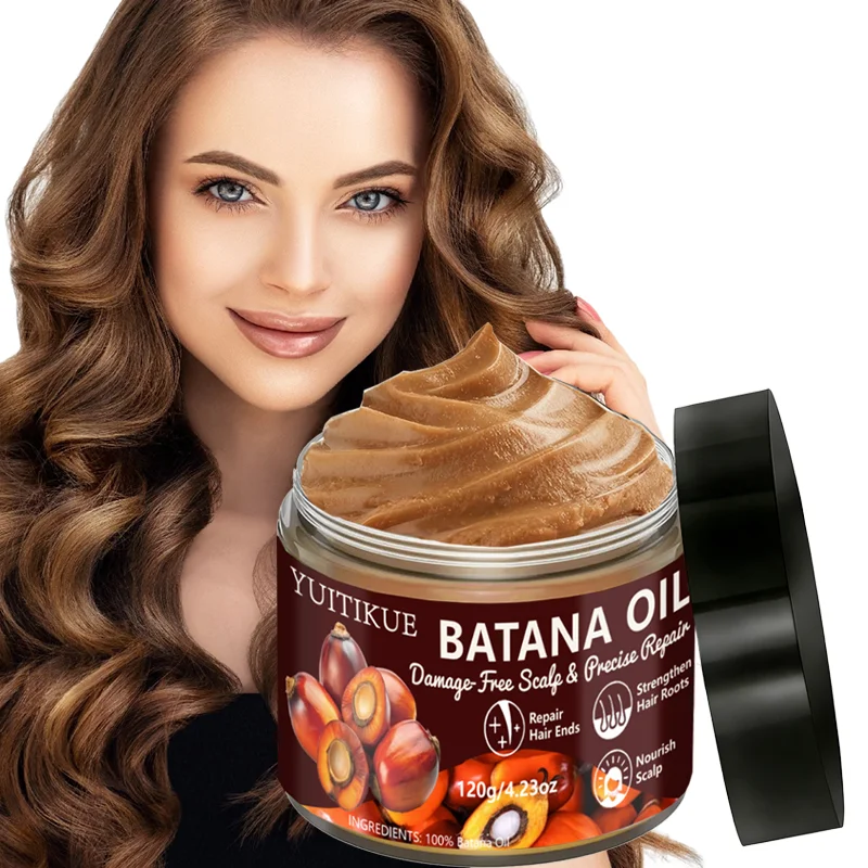 YUITIKUE 100% Batana Oil Hair Cream | For Damage-Free Scalp & Precise Repair | Repairs Ends, Strengthens Roots & Nourishes Scalp