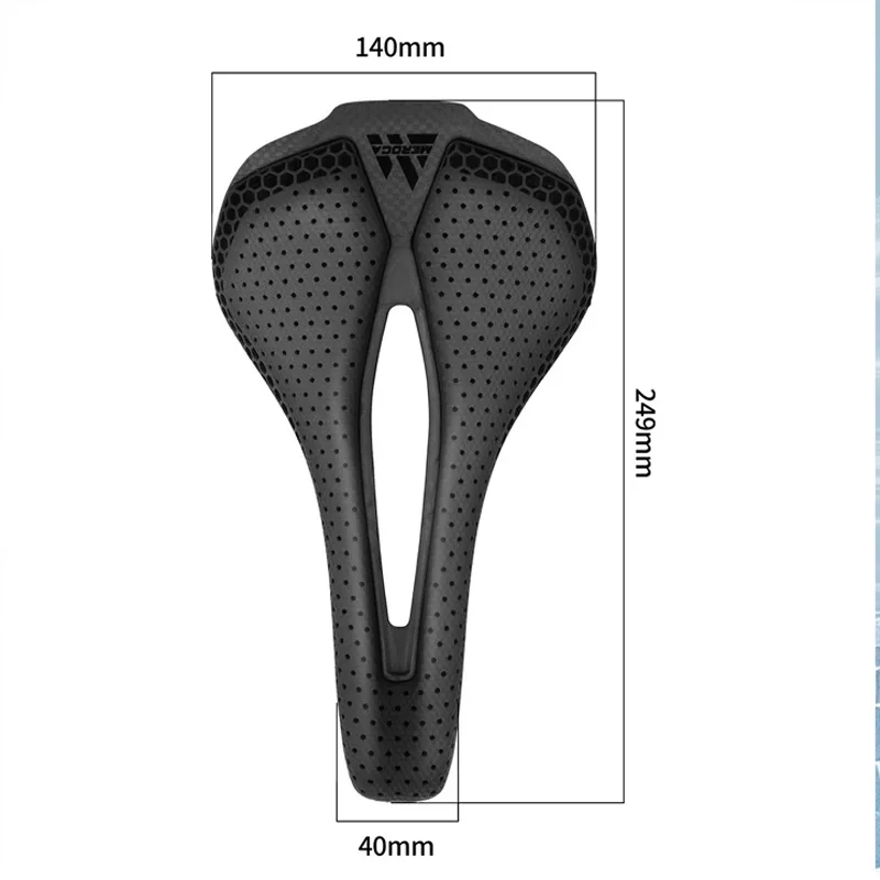 Bicycle 3d printed saddle T800 3K MTB Road Bike Carbon seat saddle Shock Absorbing Cycling seat cushion Bicycle accessories