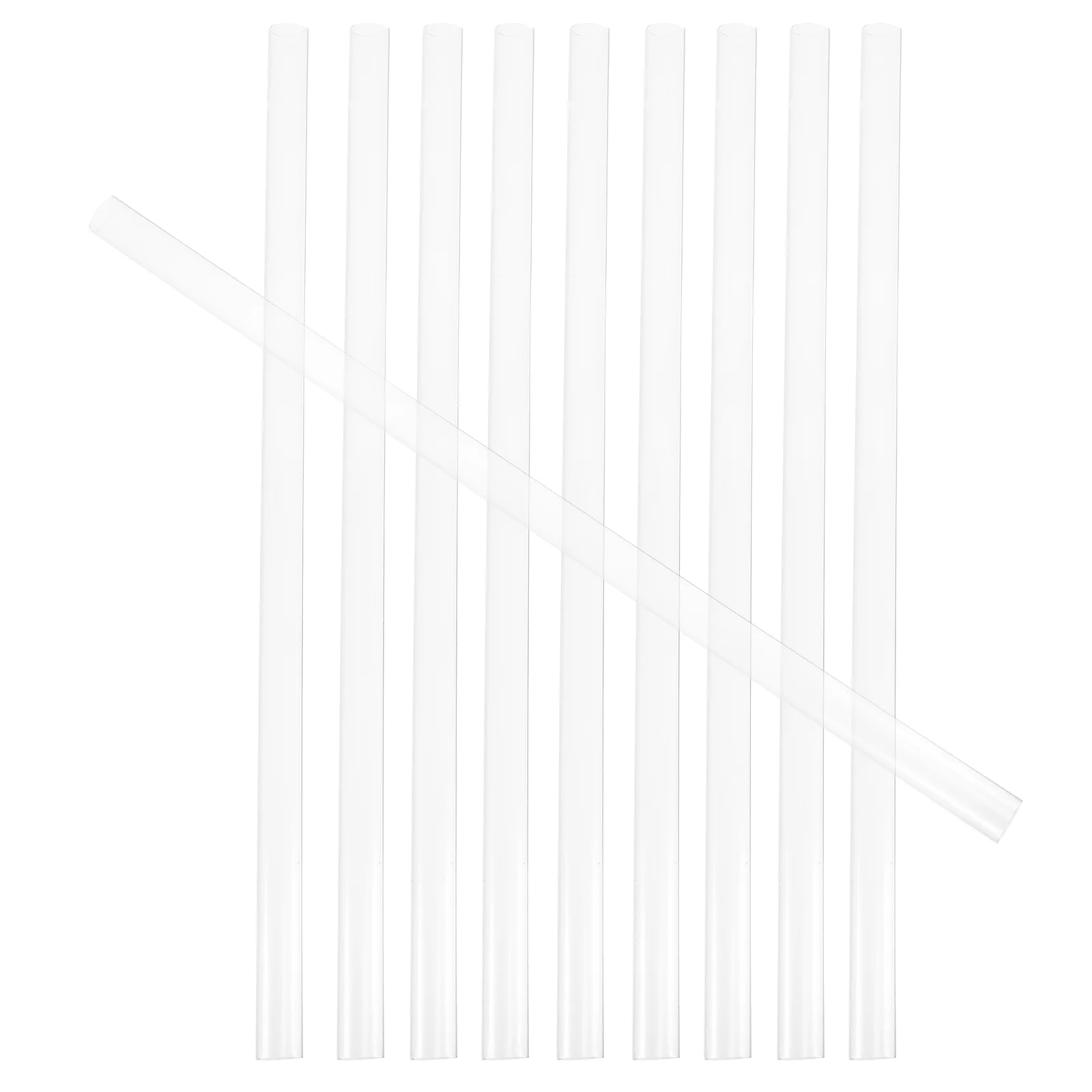 10 Pcs Binder Transparent Folder Book Binding Clips Materials Information Booklet Loose Leaf Plastic