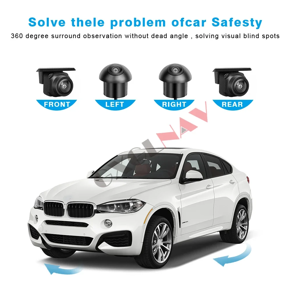 360 Degree Camera Car Radar Detector Voice Alert Anti Speed Radar Signal Detection 360 Degrees Car Speed Testing System